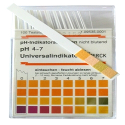 Bandelettes pH (4-7)