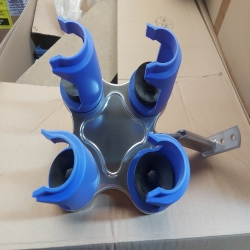 Plateau de lavage support gobelet inox - Trèfle bleu