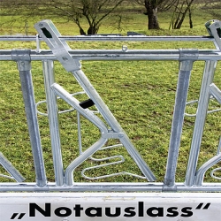 Râtelier rectangulaire avec cornadis Sécurité 14 places