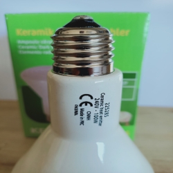 Ampoule céramique sans lumière 100W