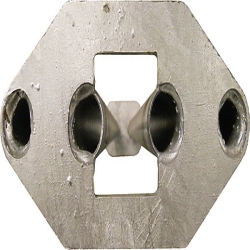 Enfonce-pieux pour piquets cruciformes