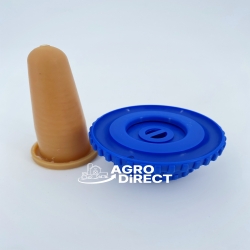 Tétine avec socle plongeant Tétiblue