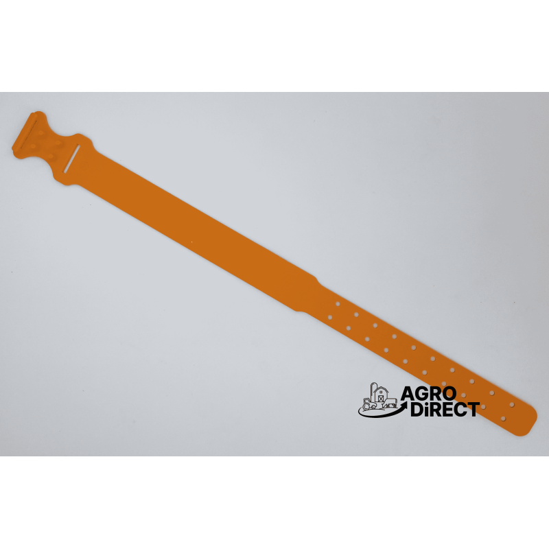 collier plastique orange