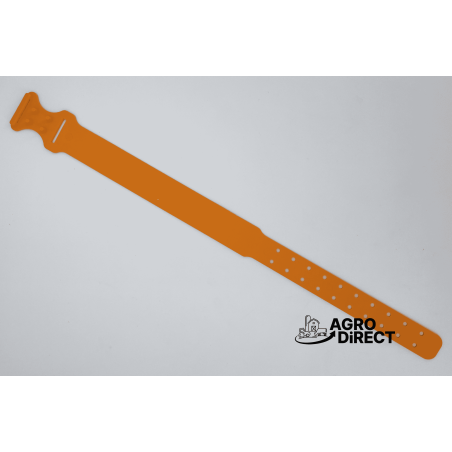 collier plastique orange