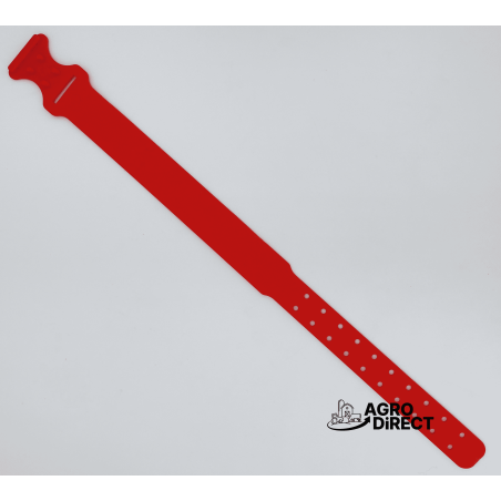 collier plastique rouge