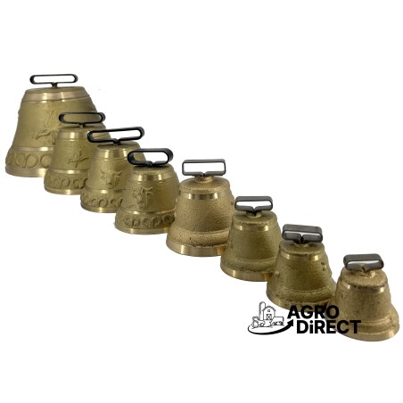 Cloche fonte en laiton