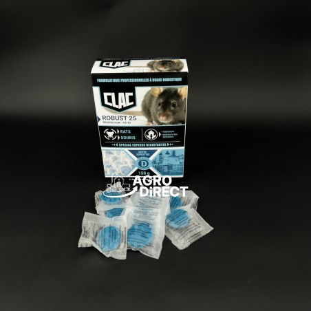 Raticide ROBUST 25 - Pâtes