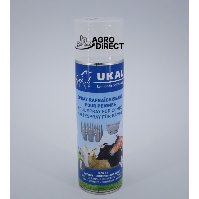 Spray nettoyant rafraîchissant pour peignes