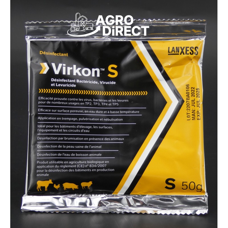 Désinfectant "Virkon S" -   1 sachet 50 grammes