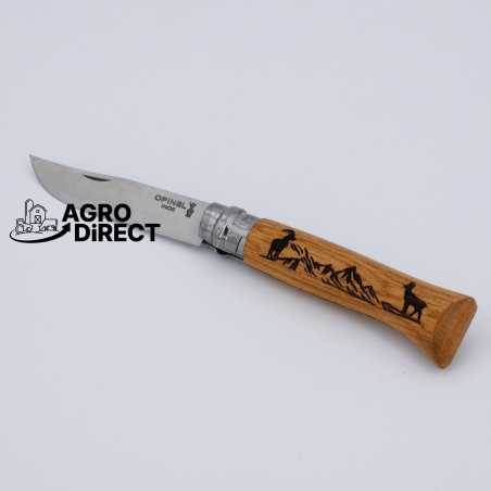 Couteau OPINEL N° 8 - Gravé