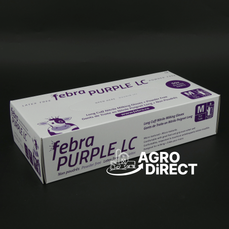 Gants FEBRA Violet- Longs