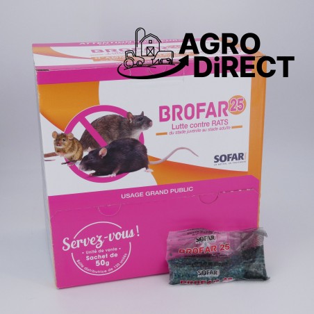 BROFAR 25  : 1 SACHET DE 50 GRS