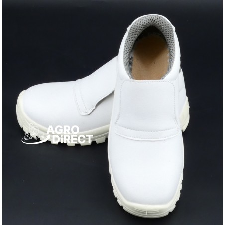 Chaussures basses blanches de sécurité