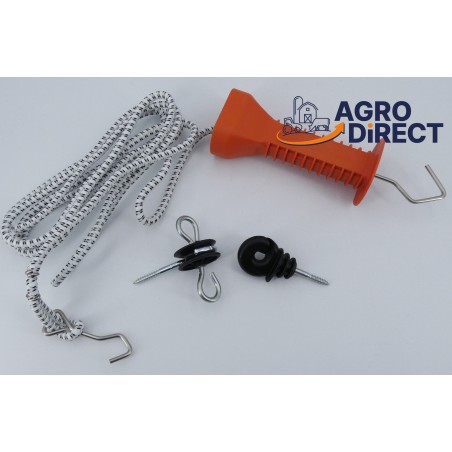 Porte de clôture élastique - Avec 2 isolateurs - Patura