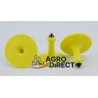 Boutons Mâles jaunes nus - Jaune - Par 100