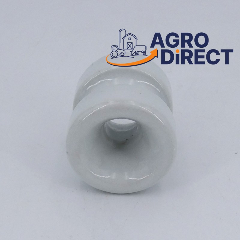 Isolateur poulie d'angle porcelaine par 10