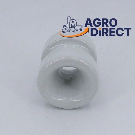 Isolateur poulie d'angle porcelaine par 10