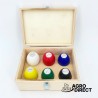 Jeu de 6 oeufs étalons