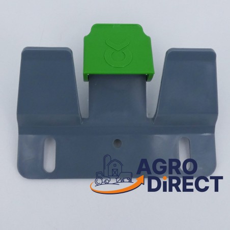 Plaque d'accrochage pour seau à veau