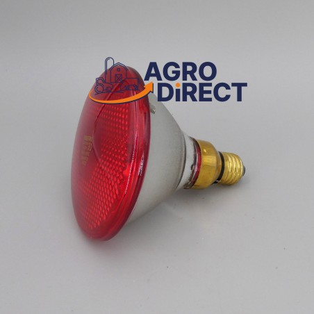 Ampoule rouge pour chauffage infrarouge
