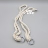 Cordes de vêlage coton - 55cm - Par 2