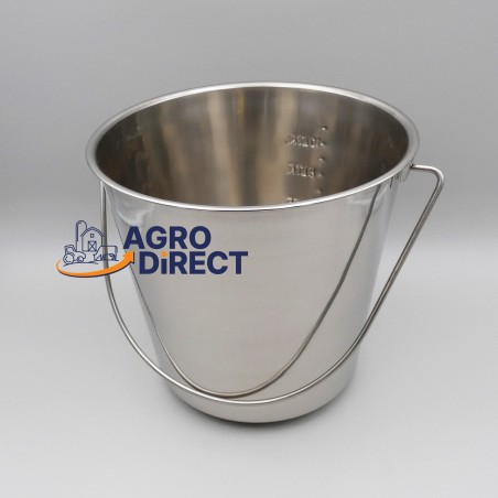 Seau à lait - Inox - 12L