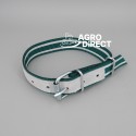 Collier Nylon vert/blanc -...