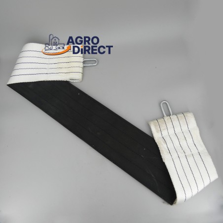 Ceinture de ventre large renforcée caoutchouc