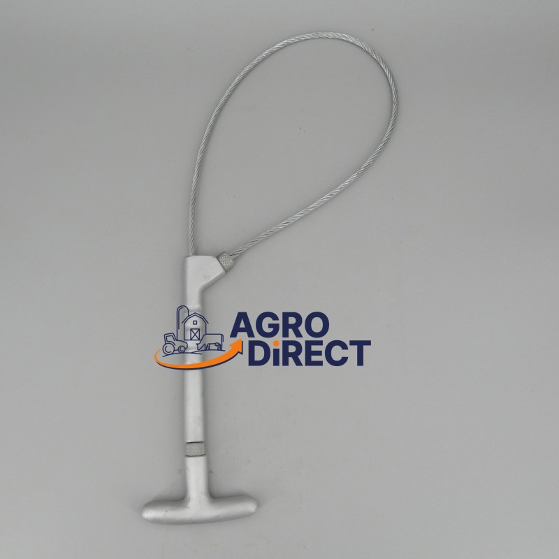 Lasso pour porcs manche court en aluminium