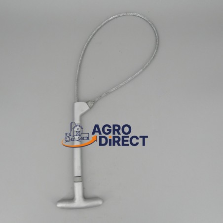 Lasso pour porcs manche court en aluminium