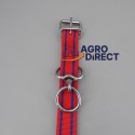 Collier veau en nylon - rouge