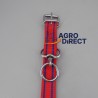 Collier veau en nylon - rouge