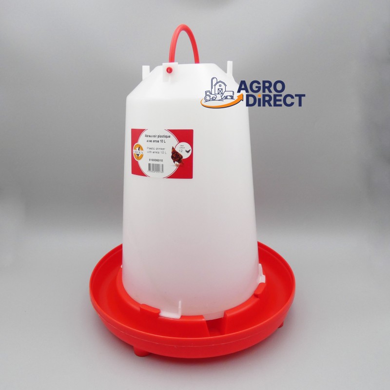 Abreuvoir poule avec anse - 10 L