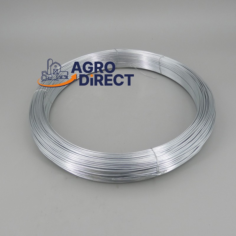 Fil lisse galvanisé - 250m.