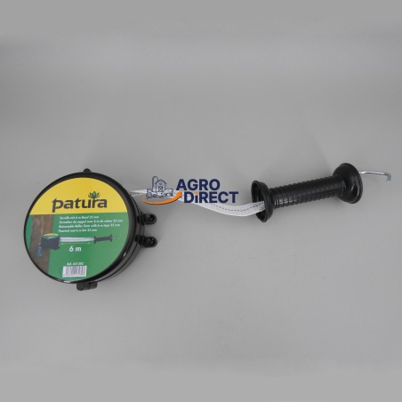 Porte ruban avec enrouleur - 6m