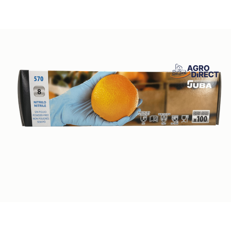 Gants de protection nitrile court  - Taille M