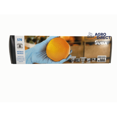 Gants de protection nitrile court  - Taille M